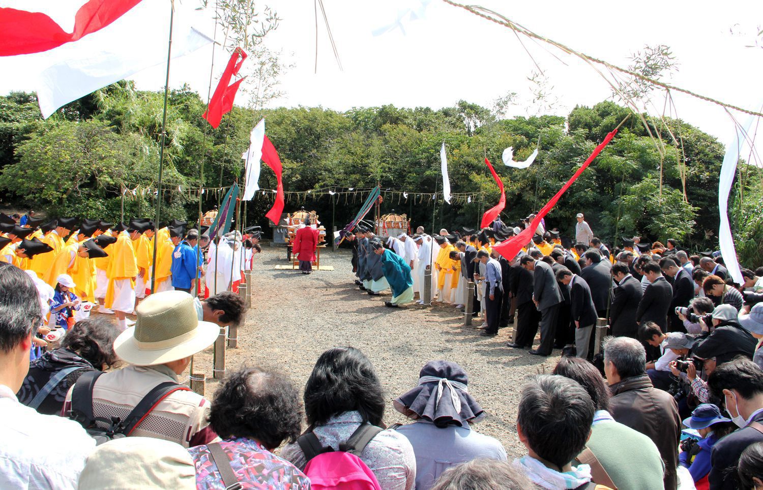 宗像大社秋季大祭「頓宮祭」の様子