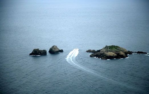 小屋島、御門柱、天狗岩