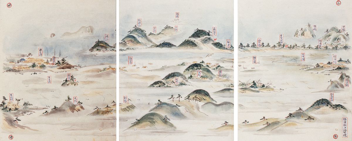 Katsuura takehyo kaichudo, in Chikuzen no kuni zoku fudoki furoku1797, private collection.